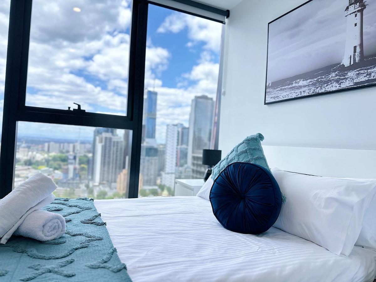 Апартаменти Beautiful Skyview Cbd Highrise 3Beds With Carpark Available Мельбурн Екстер'єр фото