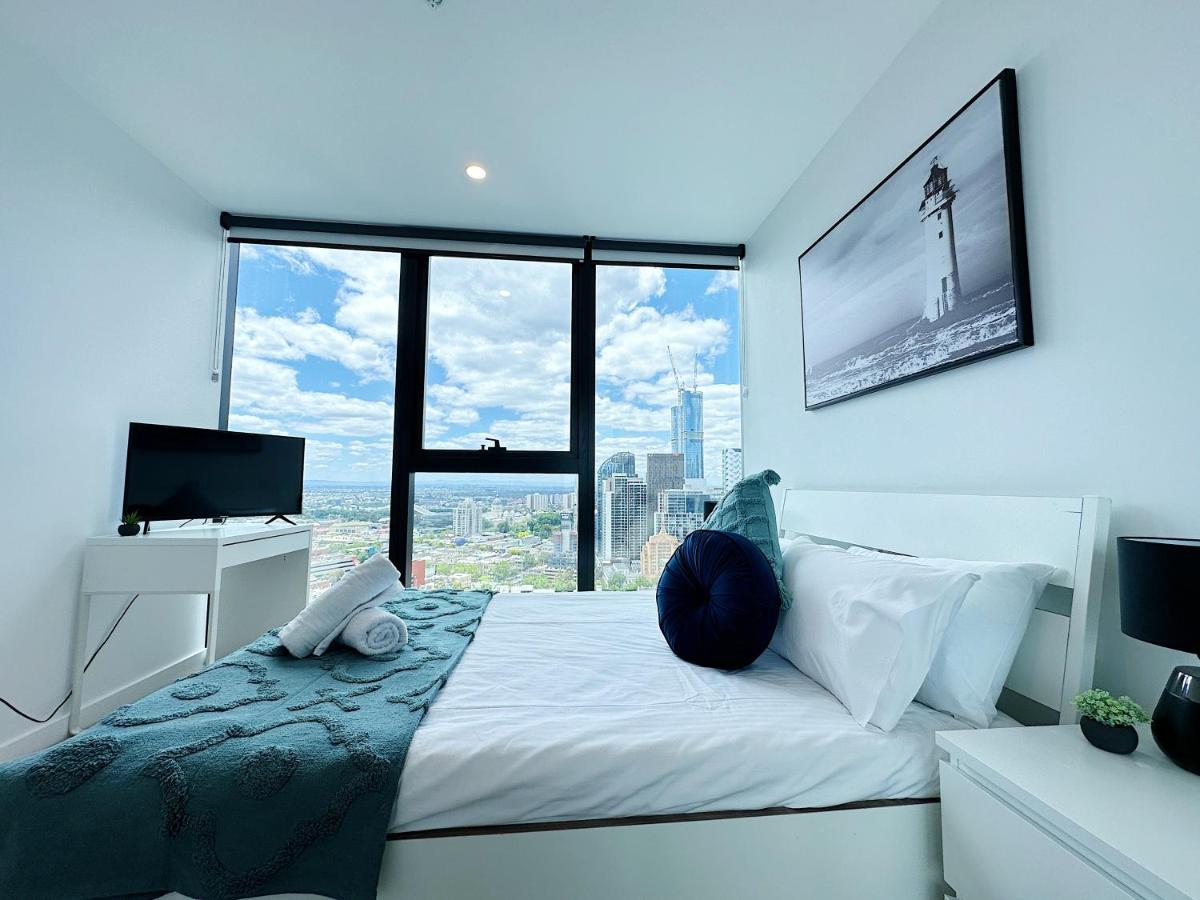 Апартаменти Beautiful Skyview Cbd Highrise 3Beds With Carpark Available Мельбурн Екстер'єр фото