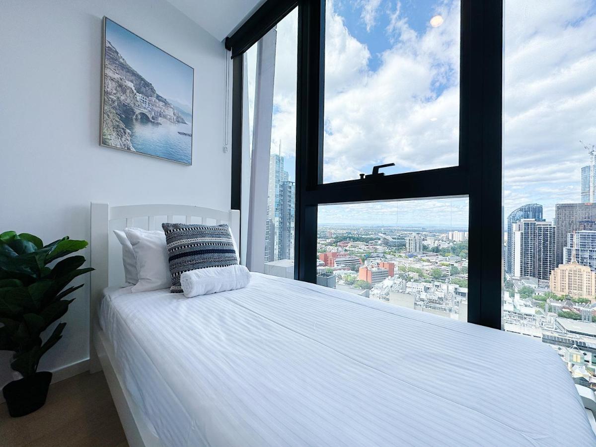 Апартаменти Beautiful Skyview Cbd Highrise 3Beds With Carpark Available Мельбурн Екстер'єр фото