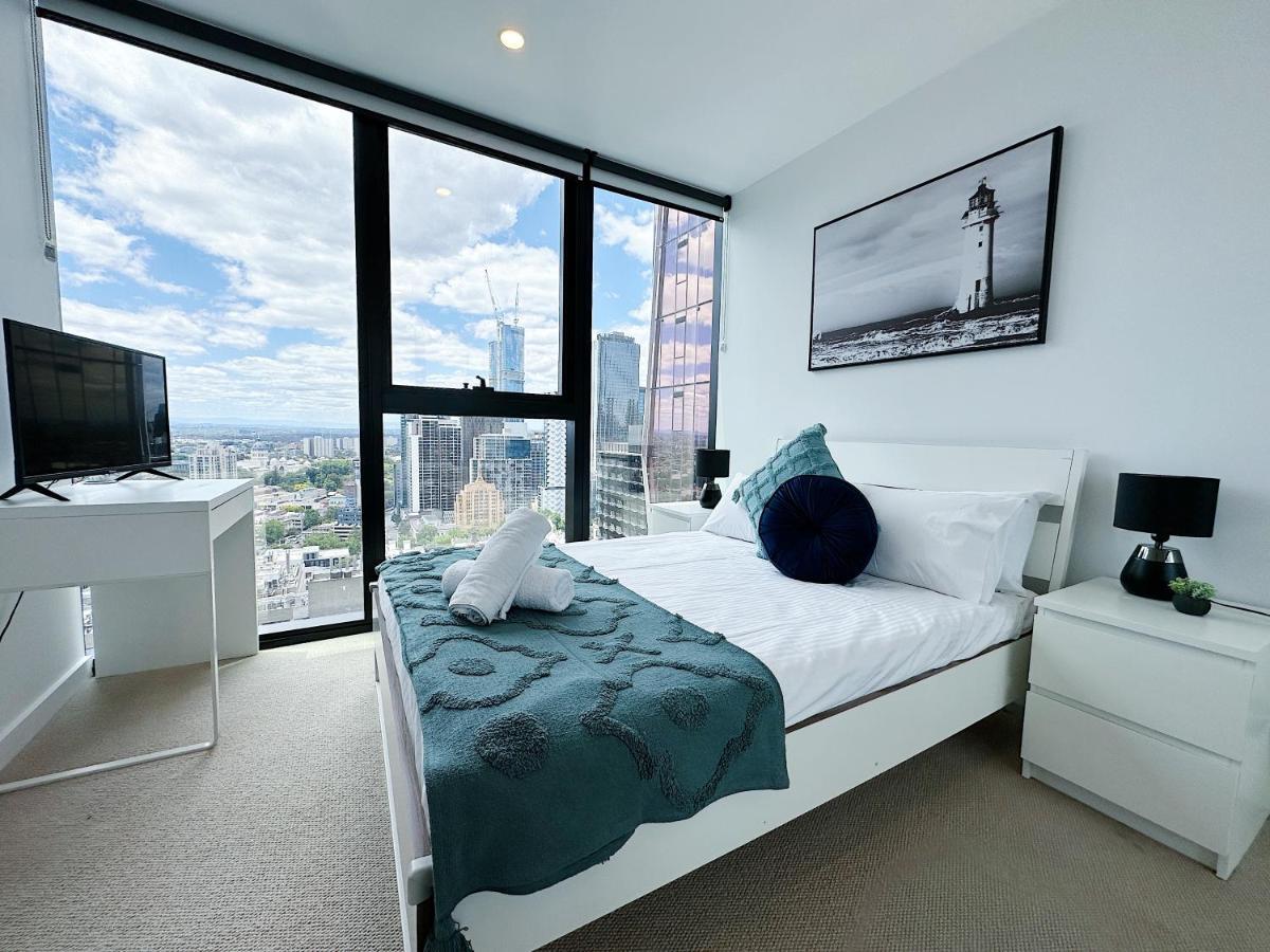Апартаменти Beautiful Skyview Cbd Highrise 3Beds With Carpark Available Мельбурн Екстер'єр фото